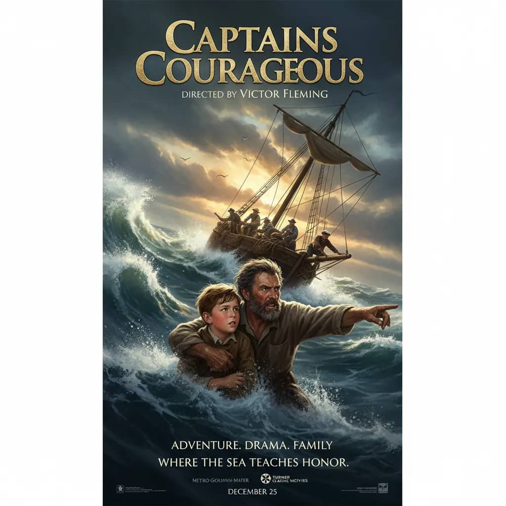 Poster for Captains Courageous