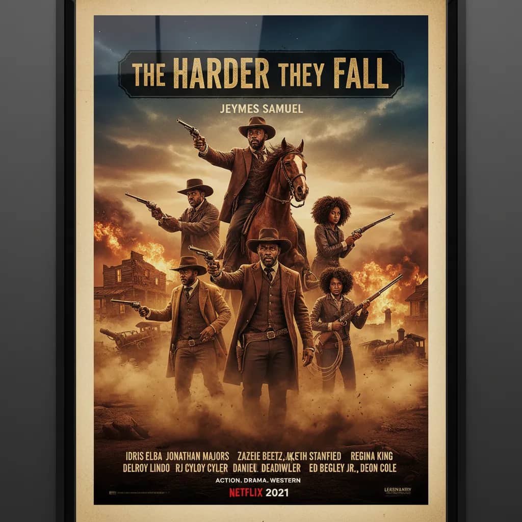 Poster for The Harder They Fall