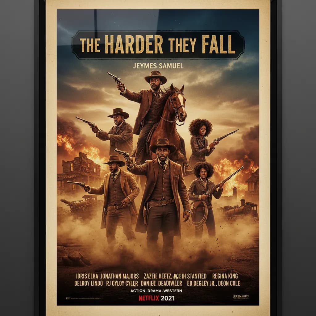 Poster for The Harder They Fall
