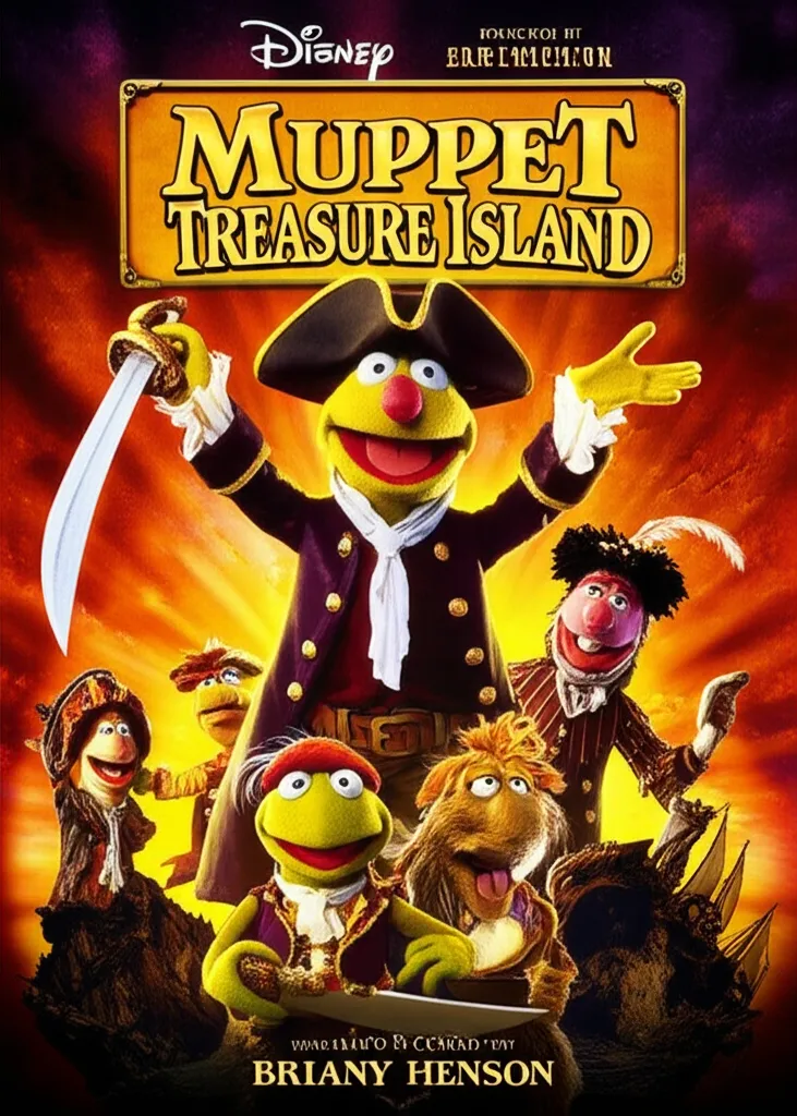 Muppet Treasure Island poster