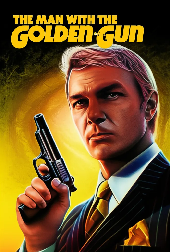 The Man with the Golden Gun poster