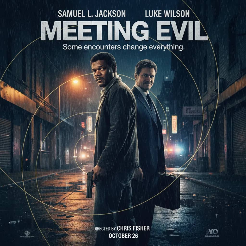 Poster for Meeting Evil