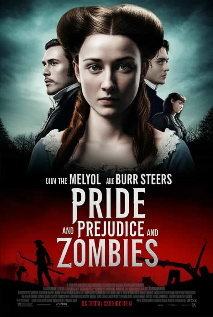 Poster for Pride and Prejudice and Zombies