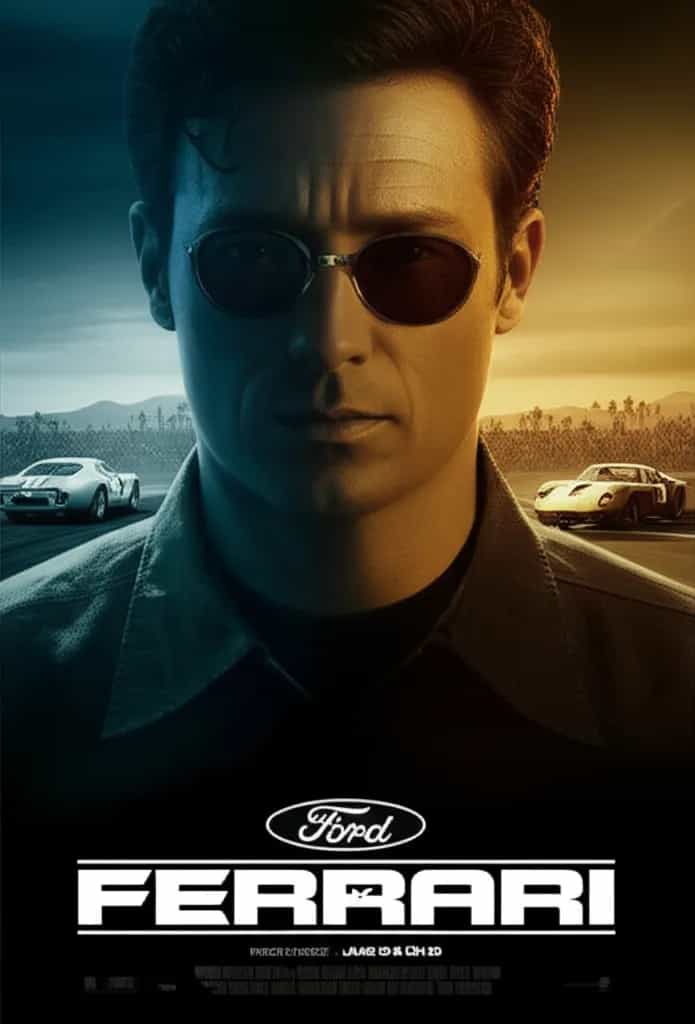 Poster for Ford v Ferrari