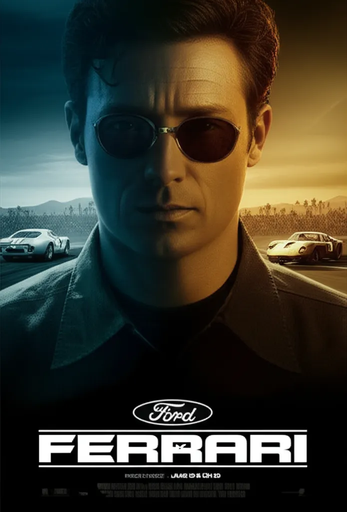 Ford v Ferrari poster