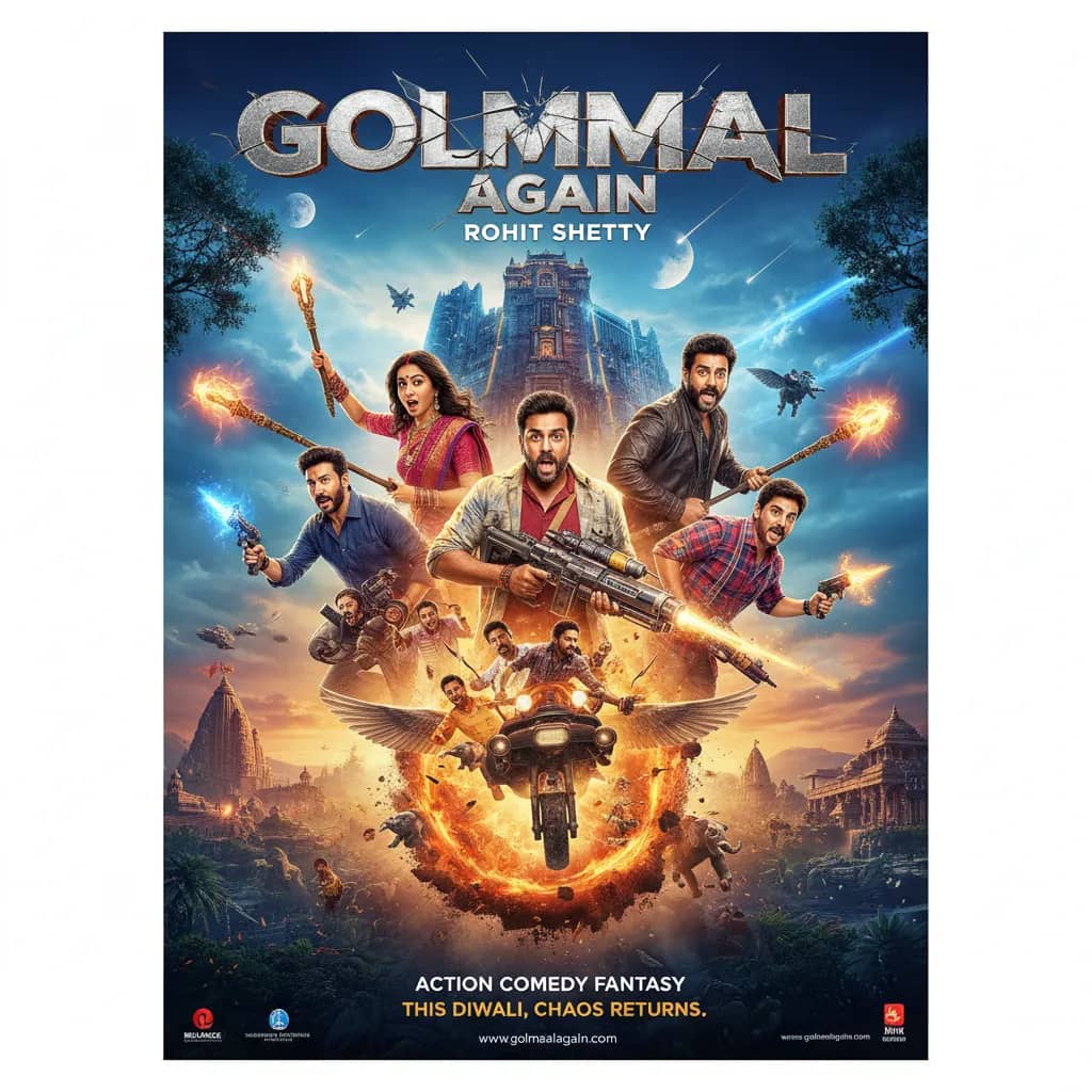 Poster for Golmaal Again